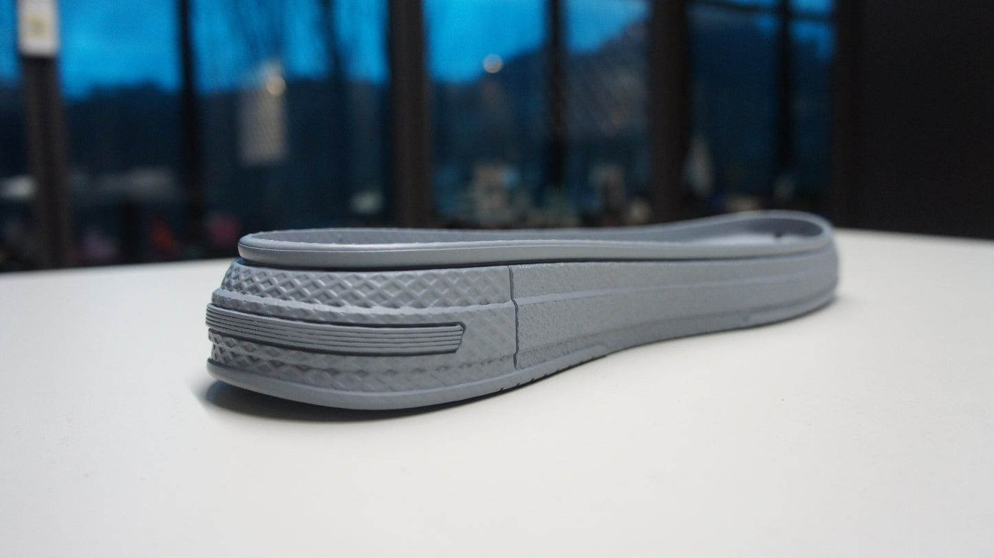 Solado impresso em resina rubber like