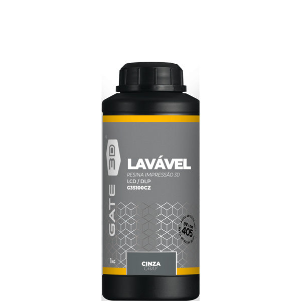 Tubo resina lavável 3D
